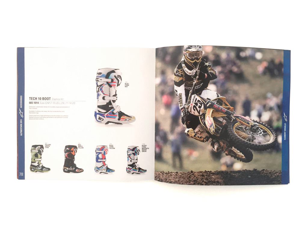 Alpinestars Motocross Catalog creative direction