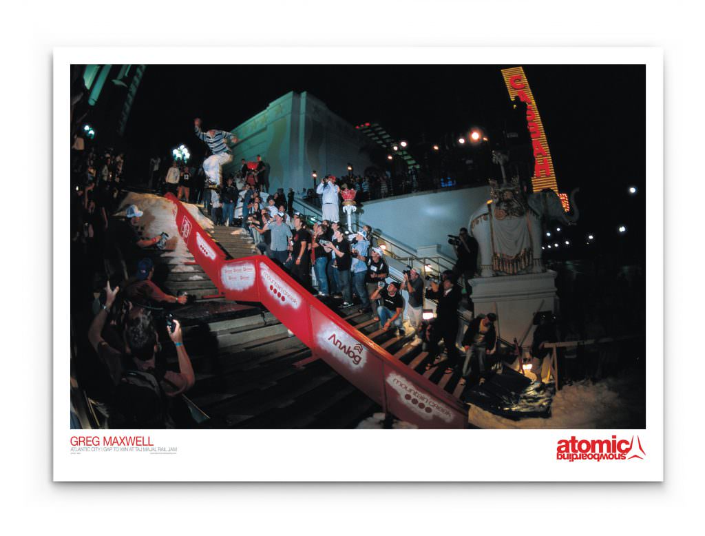 Atomic Snowboarding - Promotional Poster (Greg Maxwell)
